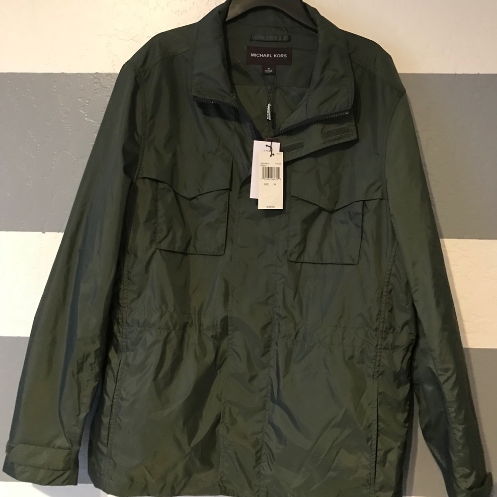 MICHAEL KORS - high-collar field jacket